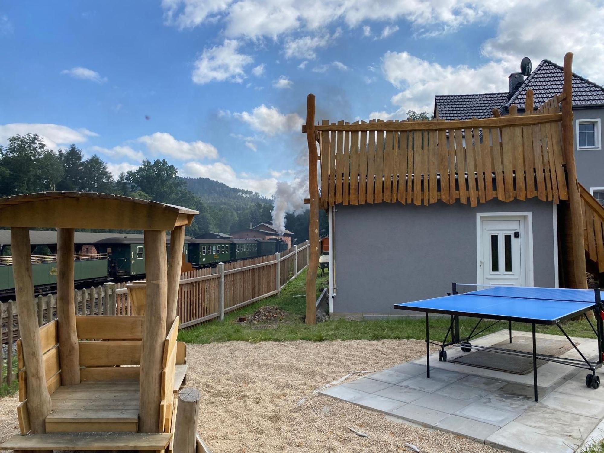 Ferienhaus Bimmelbahn 2 Olbersdorf 外观 照片